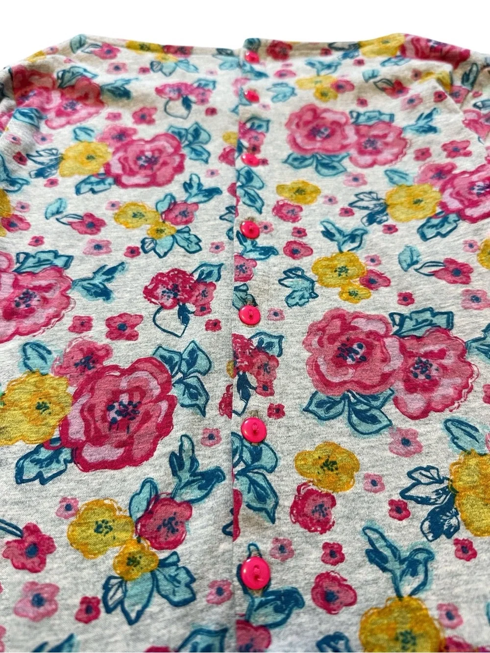 Polarn O. Pyret | Long Sleeve Floral Flounce Dress (12)